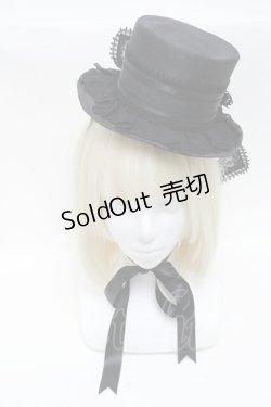 画像2: ALICE and the PIRATES / Celsianaミニハット  黒 S-25-02-27-007-PA-AC-AS-ZS
