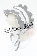 metamorphose / ブリム付きヘッドドレス  黒ｘ白 S-25-02-27-003-ME-AC-AS-ZS