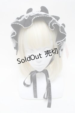 画像3: metamorphose / ブリム付きヘッドドレス  黒ｘ白 S-25-02-27-003-ME-AC-AS-ZS