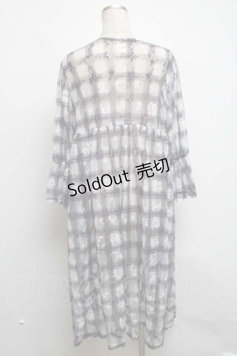 画像2: axes femme / レースガウン  黒 S-25-03-01-059-AX-TS-ET-ZI (2)