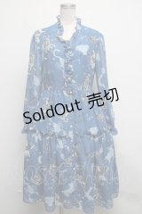 MILK / ヘブンリーシャドウドレス  ブルー S-25-03-01-061-ML-OP-HR-ZS