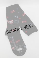 BABY,THE STARS SHINE BRIGHT / ねこくみゃちゃんのHappy Meow Meow Presentオーバーニー  黒 S-25-03-01-002-BA-ZA-HR-ZS
