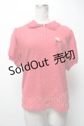 PINK HOUSE /  くま刺繍半袖ポロシャツ  赤 S-25-03-02-048-LO-TO-ET-ZS