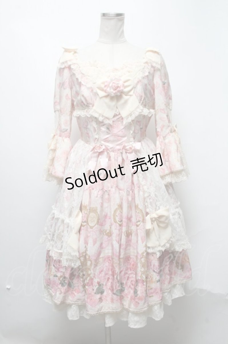 画像1: Angelic Pretty / Rose Museum Dress  ピンク S-25-03-02-059-AP-OP-HR-ZS (1)