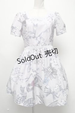 画像1: MILK / ロゼリボンドレス  ラベンダー S-25-03-02-060-ML-OP-AS-ZS