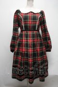 Angelic Pretty / Britishタータンワンピース  赤 S-25-03-02-063-AP-OP-HR-ZS