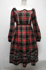 画像1: Angelic Pretty / Britishタータンワンピース  赤 S-25-03-02-063-AP-OP-HR-ZT407 (1)
