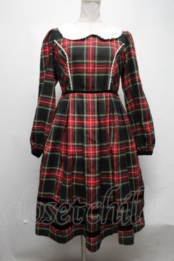 画像1: Angelic Pretty / Britishタータンワンピース  赤 S-25-03-02-063-AP-OP-HR-ZS