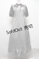 EAT ME / レースコンビデコルテマキシワンピース M グレー S-25-03-02-066-LO-OP-AS-ZS