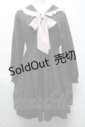 Ank Rouge / セーラーワンピース  黒 S-25-03-02-068-CA-OP-AS-ZS