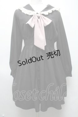 画像1: Ank Rouge / セーラーワンピース  黒 S-25-03-02-068-CA-OP-AS-ZS