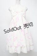 Angelic Pretty / Lovely Bathroomジャンパースカート  アイボリー S-25-03-02-074-AP-OP-HR-ZS
