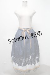 axes femme / ピーター・パン/プリントスカート  紺 S-25-03-02-076-AX-SK-HR-ZS