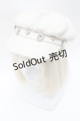Swankiss / ビジューキャスケット  オフ S-25-03-02-002-CA-AC-AS-ZS