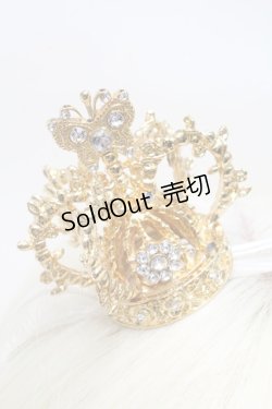 画像4: BABY,THE STARS SHINE BRIGHT / 蝶々王冠ヘッドドレス  ゴールド S-25-03-02-003-BA-AC-AS-ZS