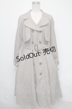 画像1: an another angelus / 金具使いノーカラーコート  ベージュ S-25-03-06-049-CA-CO-HR-ZS
