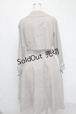 画像2: an another angelus / 金具使いノーカラーコート  ベージュ S-25-03-06-049-CA-CO-HR-ZS