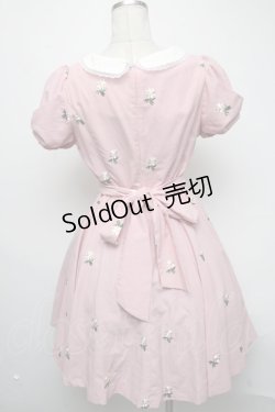 画像2: Secret Honey / マーガレット刺繍ワンピース  赤 S-25-03-06-050-CA-OP-AS-ZS
