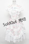 metamorphose / フローレンスケープ付きジャンパースカート  ミントブルー S-25-03-06-057-ME-OP-HR-ZS