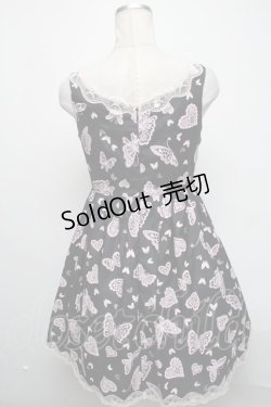 画像2: MILK / バタフライセレナーデドレス  黒ｘピンク S-25-03-06-065-ML-OP-HR-ZS