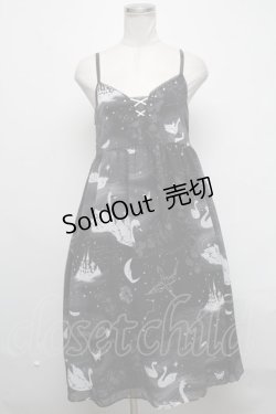 画像1: MILK / スワンレイクソワレ  黒 S-25-03-06-066-ML-OP-HR-ZS
