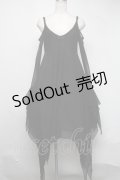 KILLSTAR / チュールイレヘムワンピース  黒 S-25-03-06-072-PU-TS-AS-ZS