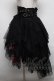 画像1: GOTH / レースレイヤードスカート  黒ｘ赤 S-25-03-06-082-GO-SK-HR-ZS (1)