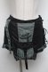 画像1: Qutie Frash / フラップ付きショートパンツ  黒ｘカーキ S-25-03-06-084-QU-PA-AS-ZS (1)