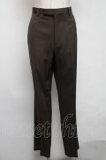 Jean Paul GAULTIER / CLASSIQUE　ウールパンツ 48 ブラウン S-25-03-06-086-GO-PA-AS-ZS