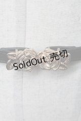 F&A / リトルローズバックルゴムベルト  黒 S-25-03-06-010-LO-ZA-HR-ZS