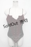 DARK IN LOVE / Gothic scarlet bats corset   黒ｘワイン S-25-03-06-013-PU-BL-HR-ZS