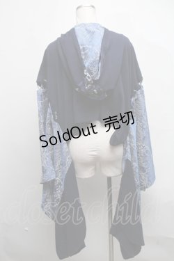 画像2: Qutie Frash / 和柄ショートカーデ   紺 S-25-03-06-028-QU-TO-AS-ZS