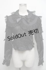 Dear My Love Emily / ミルフィーユショートブラウス  黒 S-25-03-06-031-LO-BL-HR-ZS