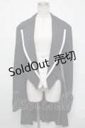 ATELIER BOZ / バイカラーロングジャケット  黒ｘ白 S-25-03-06-038-EL-JA-AS-ZS