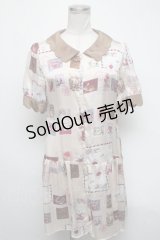 MILK / Vintage Stampワンピース  オフ S-25-03-06-042-ML-OP-AS-ZS