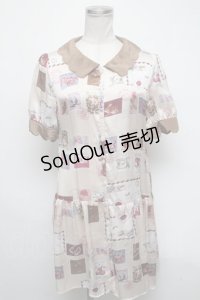 MILK / Vintage Stampワンピース  オフ S-25-03-06-042-ML-OP-AS-ZS