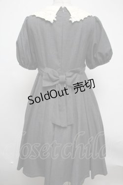 画像2: Melody BasKet / レース襟ワンピース  グレー S-25-03-09-053-LO-OP-HR-ZS
