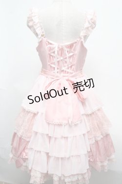 画像2: Angelic Pretty / Romantic Fleurジャンパースカート  ピンク S-25-03-09-074-AP-OP-HR-ZS