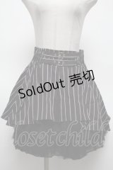Secret Honey / レジメンスカート  黒 S-25-03-09-079-CA-SK-AS-ZS