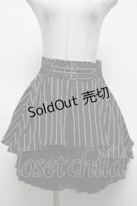 Secret Honey / レジメンスカート  黒 S-25-03-09-079-CA-SK-AS-ZS
