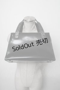 Jean Paul GAULTIER / ロゴ型押しハンドバッグ  黒 S-25-03-09-016-GO-BG-AS-ZS