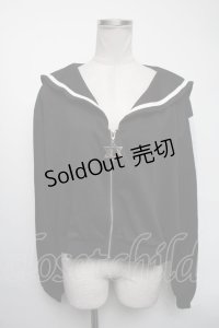 KRY CLOTHING / 「都子×KRY」セーラージャケット  黒 S-25-03-09-030-EL-TO-AS-ZS
