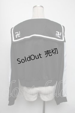 画像2: KRY CLOTHING / 「都子×KRY」セーラージャケット  黒 S-25-03-09-030-EL-TO-AS-ZS