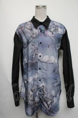MILKBOY / DREAMLANDシャツ  黒 S-25-03-09-031-MB-BL-AS-ZT343