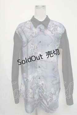 画像1: 【SALE】MILKBOY / DREAMLANDシャツ  黒 S-25-03-09-031-MB-BL-AS-ZT343