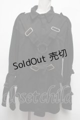 KRY CLOTHING / パラシュートスウェットシャャツ  黒 S-25-03-09-038-EL-TO-AS-ZS