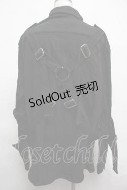 画像2: KRY CLOTHING / パラシュートスウェットシャャツ  黒 S-25-03-09-038-EL-TO-AS-ZS