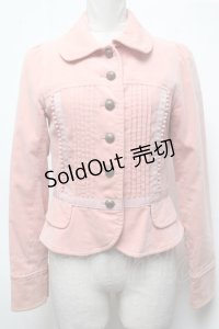Emily Temple cute / タック別珍ジャケット  ピンク S-25-03-09-042-ET-JA-HR-ZT057
