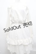 axes femme / イレヘムフリルチュニック  オフ S-25-03-09-048-AX-TO-HR-ZS