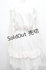 axes femme / イレヘムフリルチュニック  オフ S-25-03-09-048-AX-TO-HR-ZS